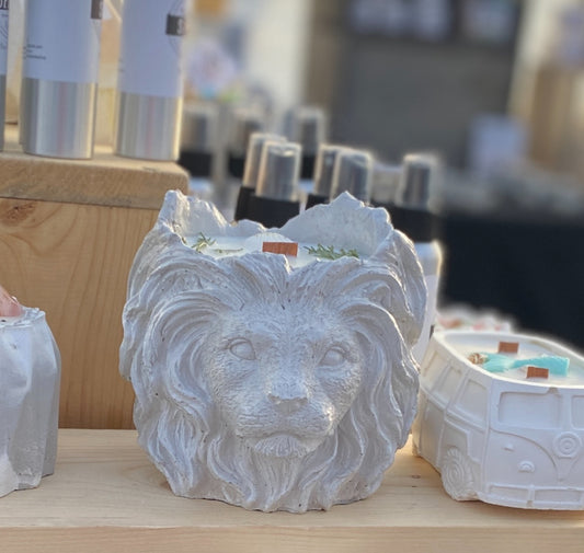 Lion Head Soy Candle